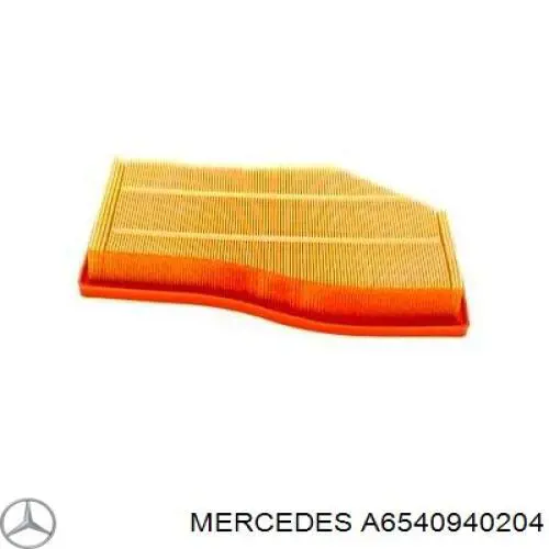 Filtro de ar A6540940204 Mercedes