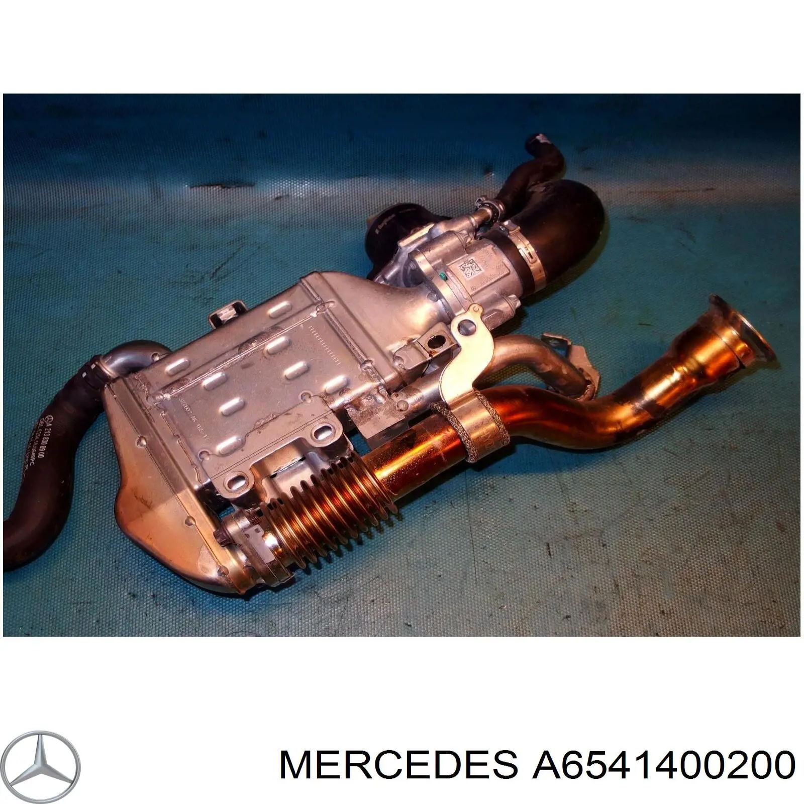 Compre A6541400200 Mercedes Radiador do sistema EGR de recirculação dos gases de escape