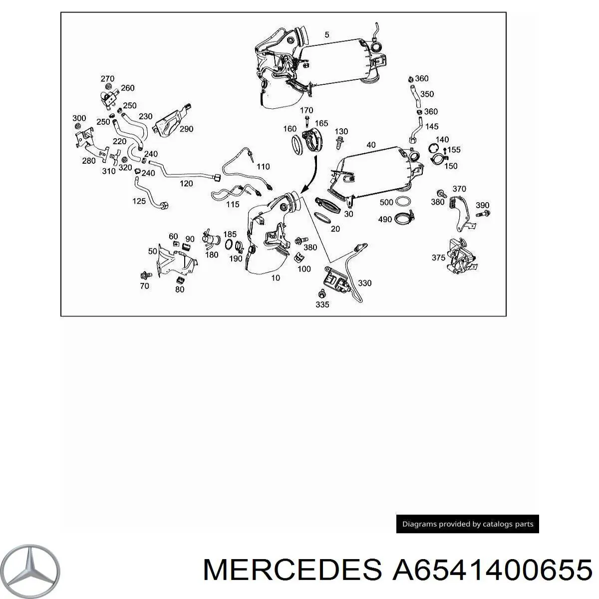 Mercedes A6541400655 preço, a partir de 135,13 USD