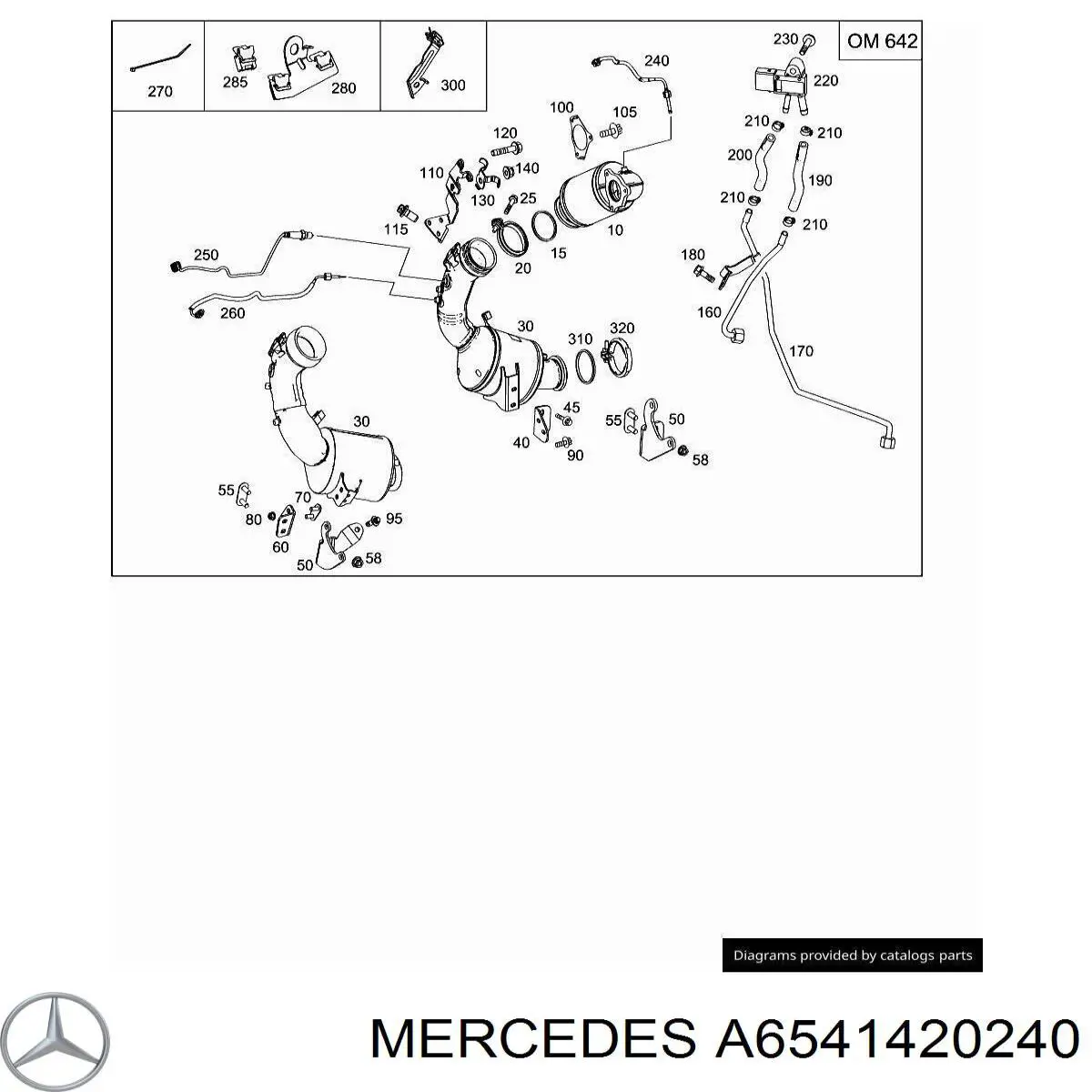  Mercedes A6541420240 preço, a partir de 60,84 USD