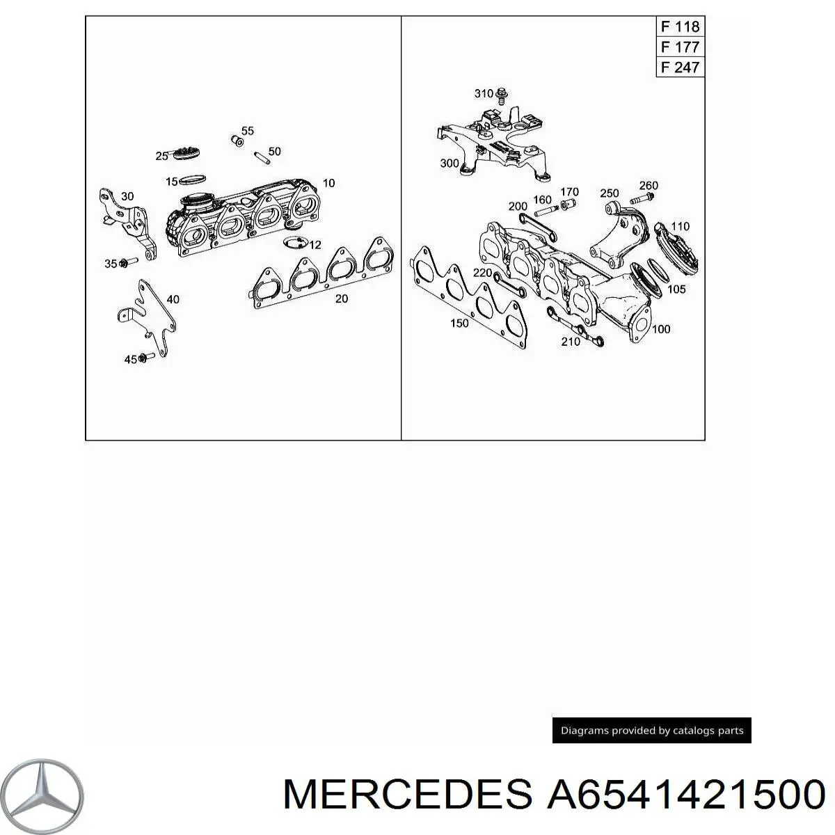  Mercedes A6541421500 preço, a partir de 30,47 USD