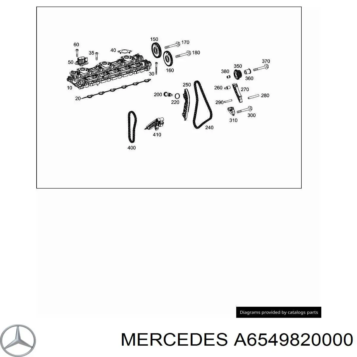 Compre A6569820100 Mercedes Válvula eletromagnética de posição (de fases) da árvore distribuidora