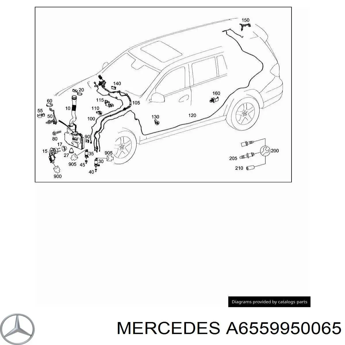 A0019953075 Mercedes 
