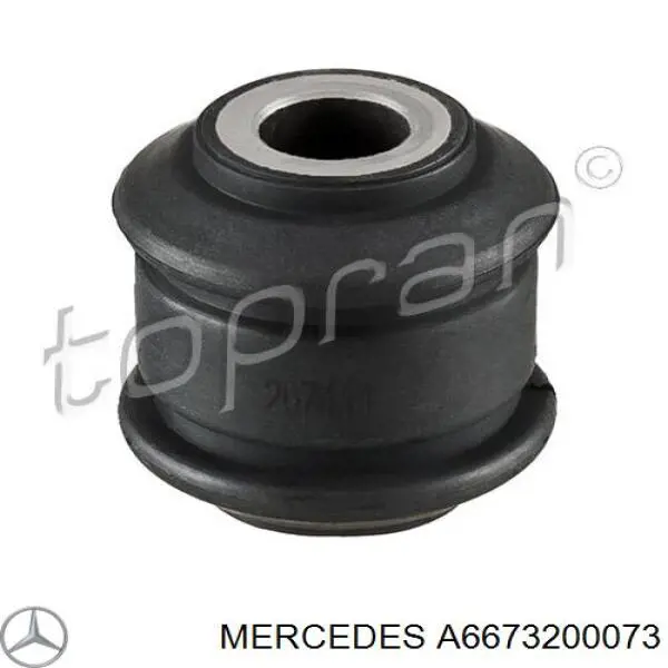 A6673200073 Mercedes Bucha de suporte de estabilizador traseiro