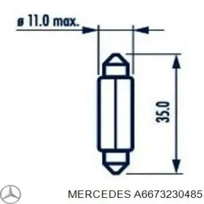 Compre A6673230485 Mercedes Bucha de estabilizador dianteiro
