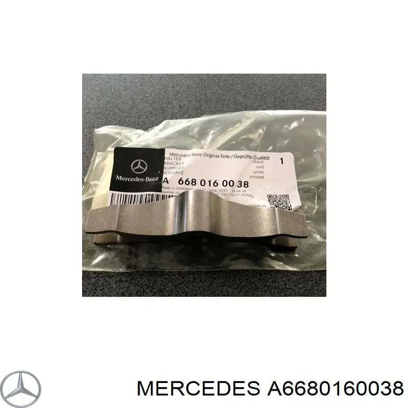 A6680160038 Mercedes Consola de fixação do injetor
