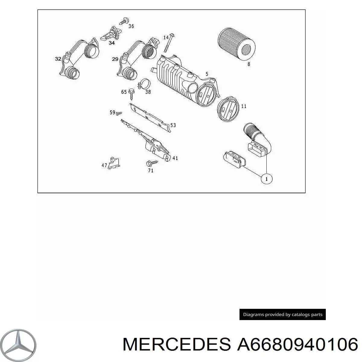 A6680940106 Mercedes 