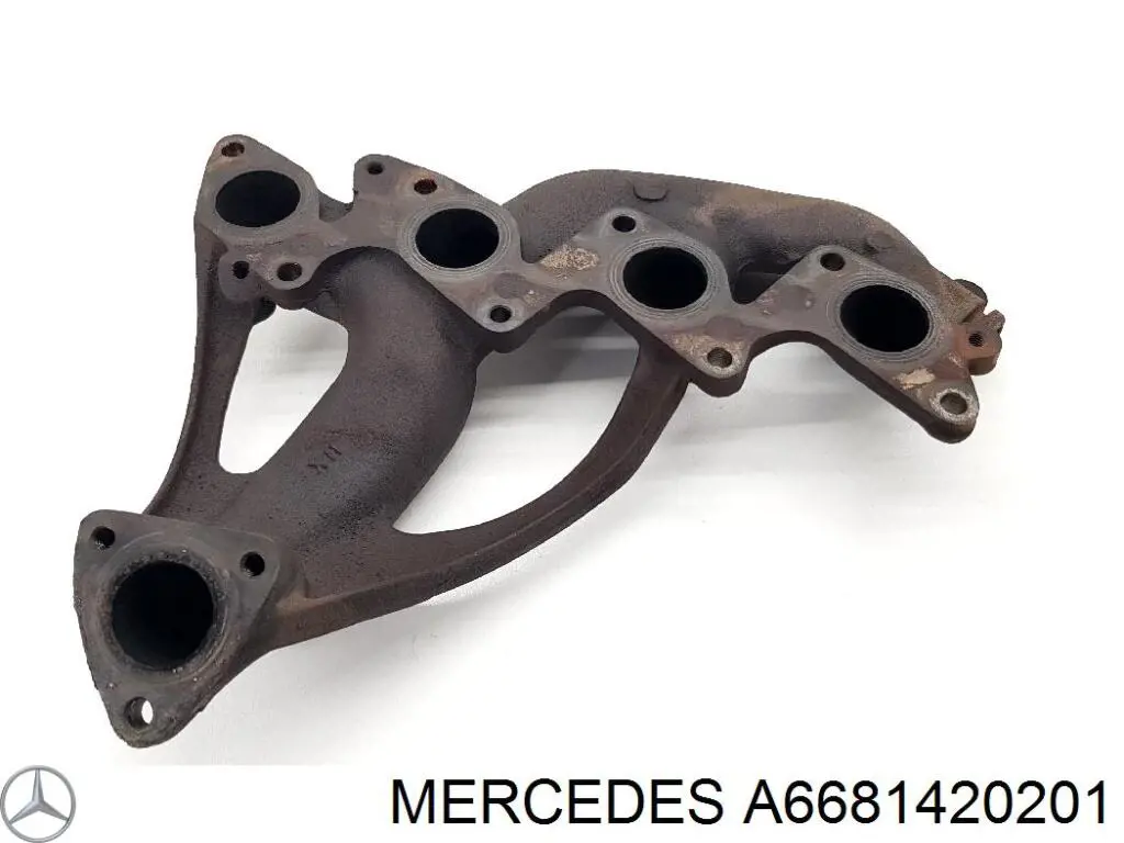 Tubo coletor de escape Mercedes A6681420201 preço, a partir de 80,02 USD