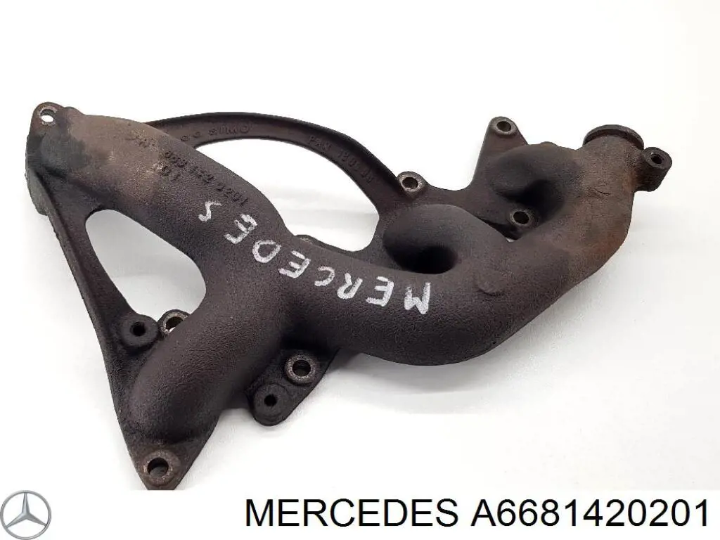 A6681420201 Mercedes Tubo coletor de escape