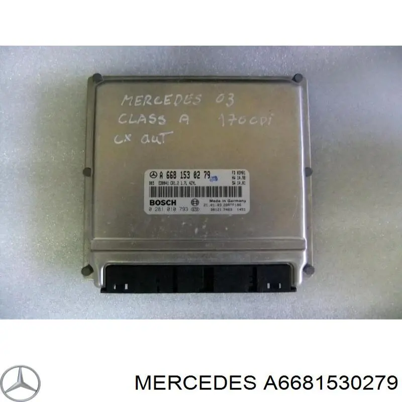 A6681530279 Mercedes Módulo de direção (Centralina eletrônica) de motor