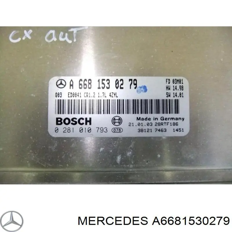 Módulo de direção (Centralina eletrônica) de motor Mercedes A6681530279 preço, a partir de 81,72 USD