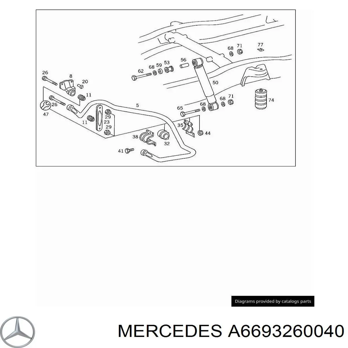 A6693260040 Mercedes 