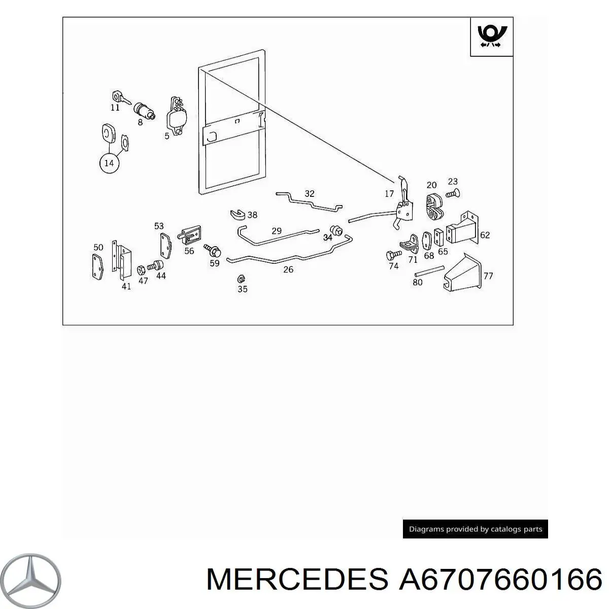 A6707660166 Mercedes 