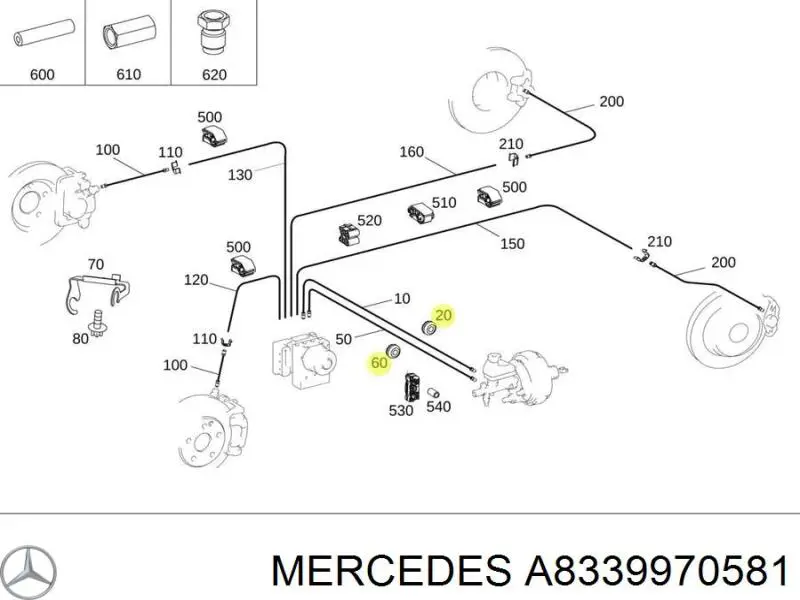 A8339970581 Mercedes 