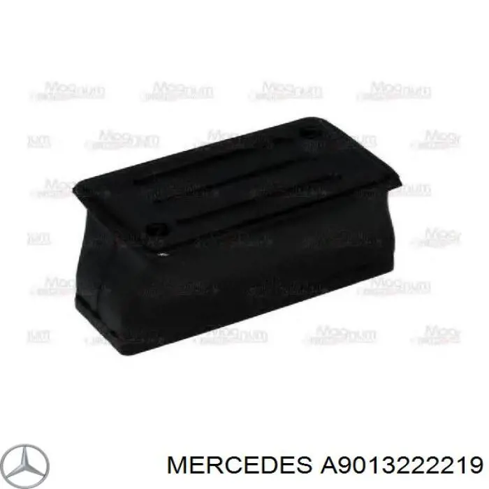 A9013222219 Mercedes Grade de proteção da suspensão de lâminas dianteira