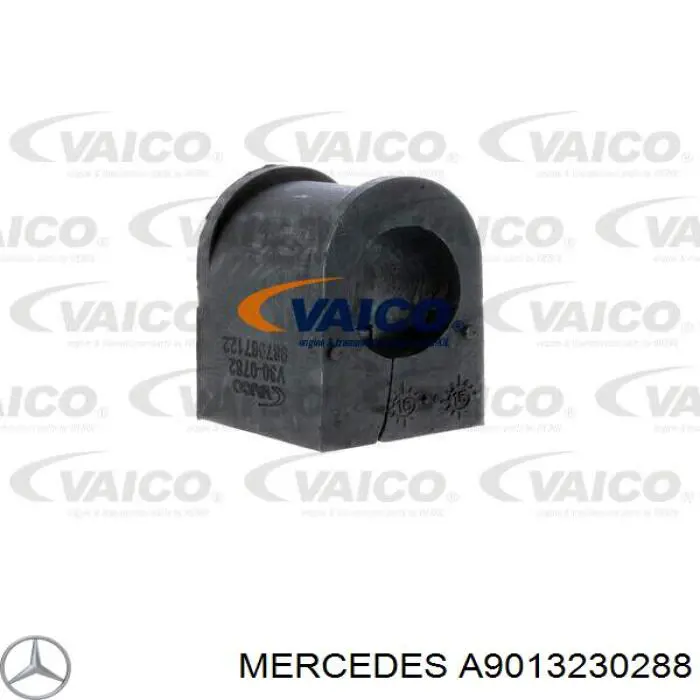 A9013230288 Mercedes Braçadeira de fixação da bucha de estabilizador dianteiro