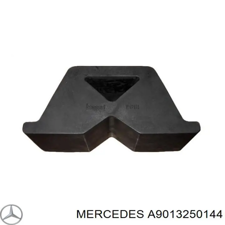 A9013250144 Mercedes Grade de proteção da suspensão de lâminas traseira