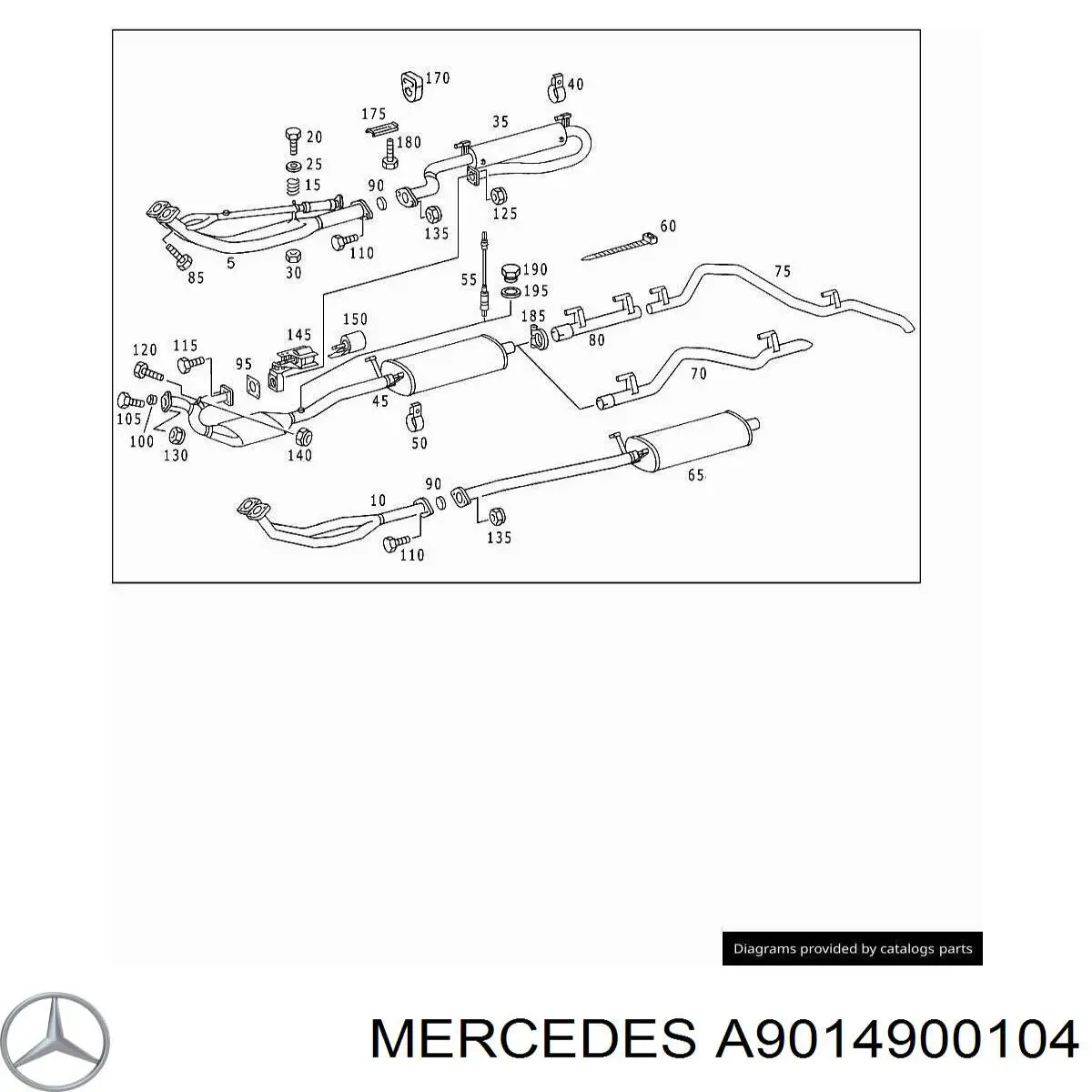 A9014900104 Mercedes 