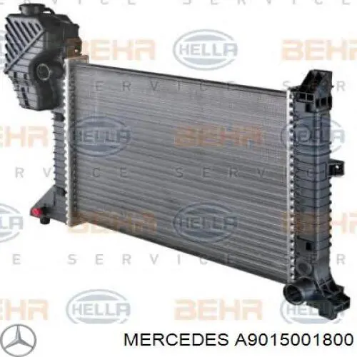 Compre A9015001800 Mercedes Radiador de esfriamento de motor