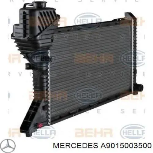 Radiador de esfriamento de motor Mercedes A9015003500 preço, a partir de 209,95 USD