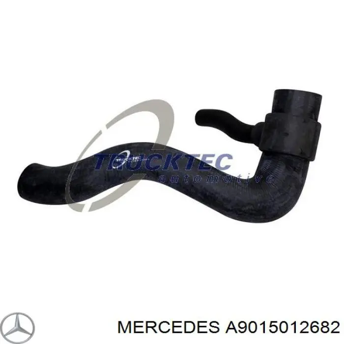 A9015012682 Mercedes Mangueira (cano derivado) inferior do radiador de esfriamento