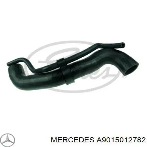 A9015012782 Mercedes Mangueira (cano derivado) do radiador de esfriamento superior