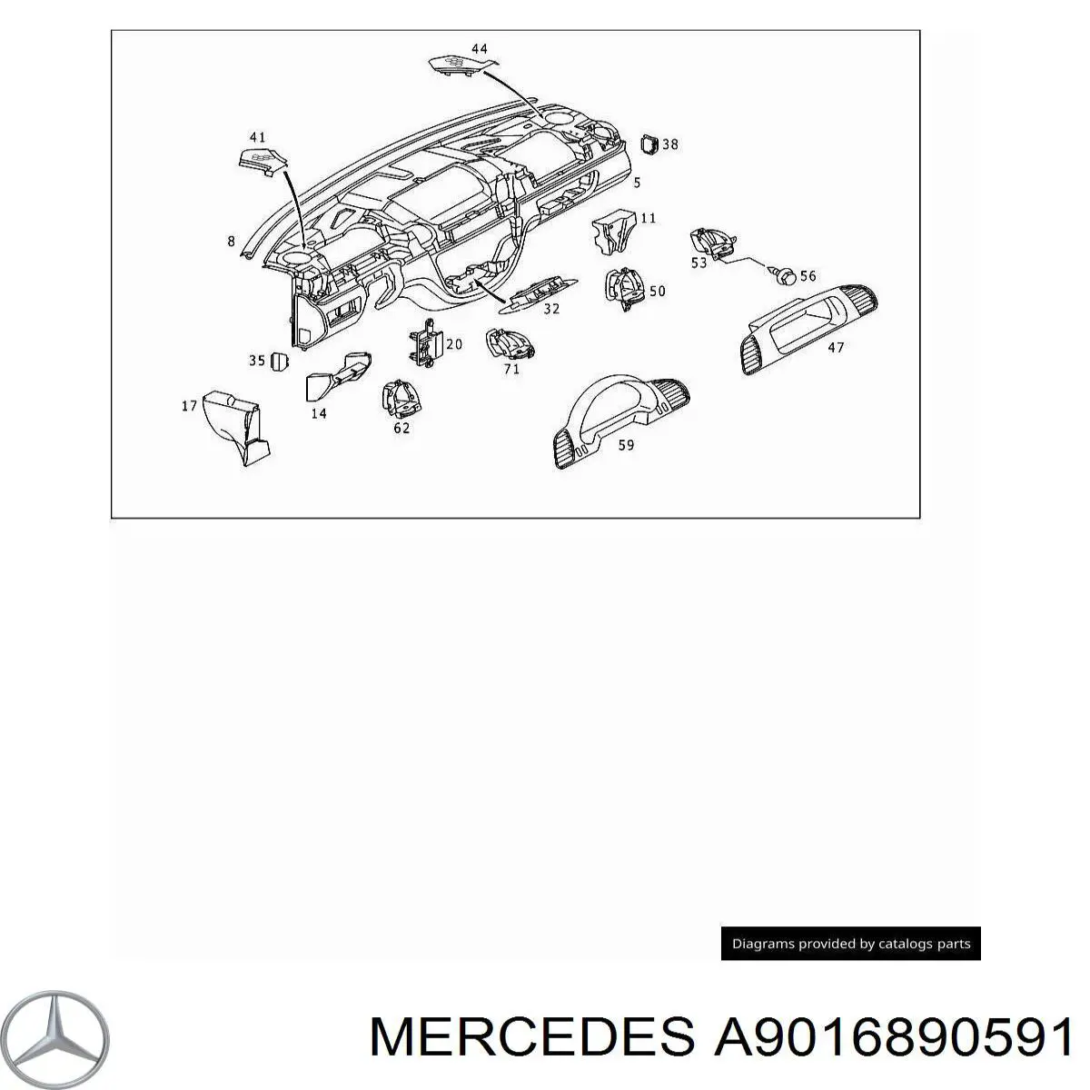 A9016890591 Mercedes 