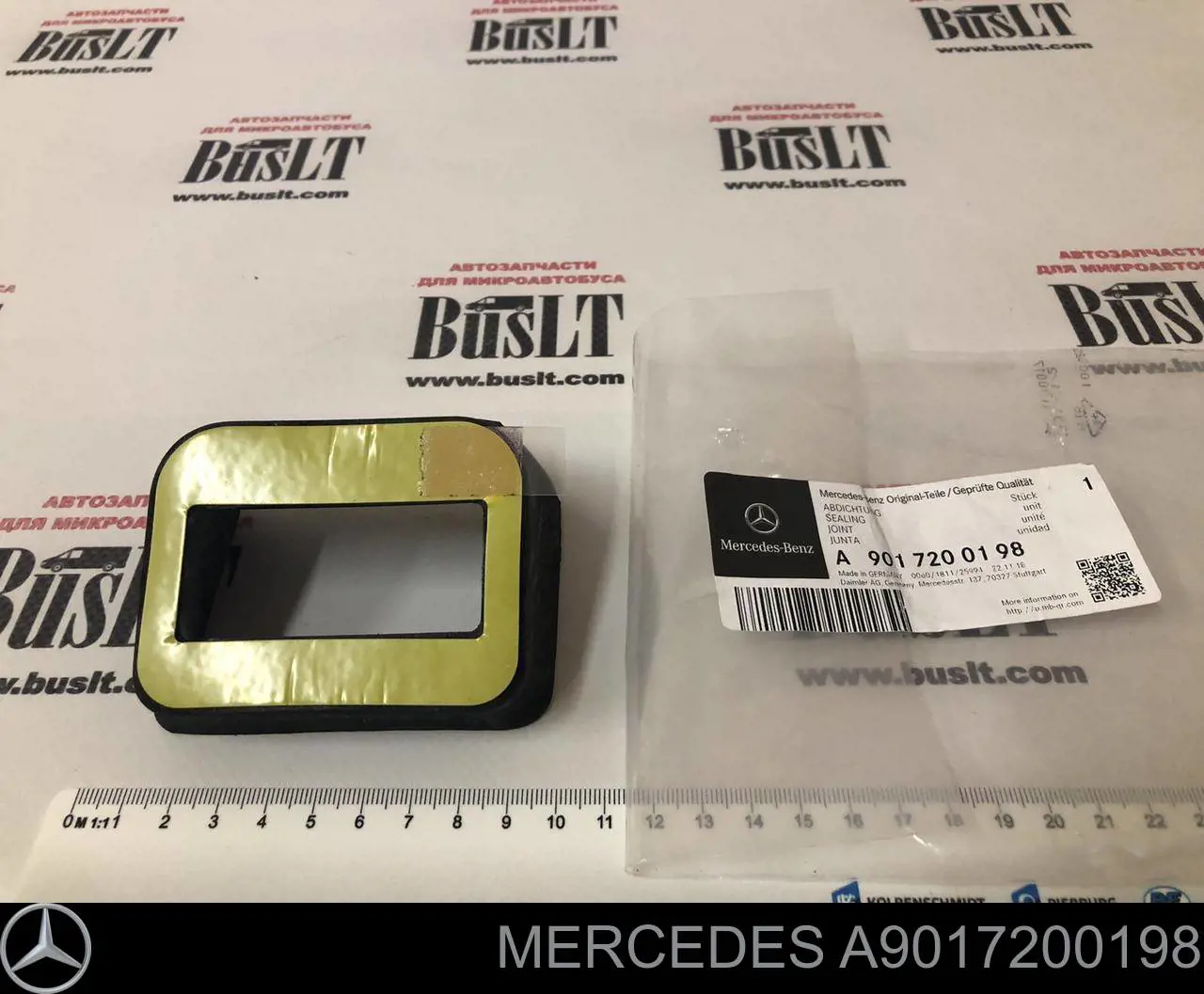 A9017200198 Mercedes Compactador da porta dianteira (na carroçaria)