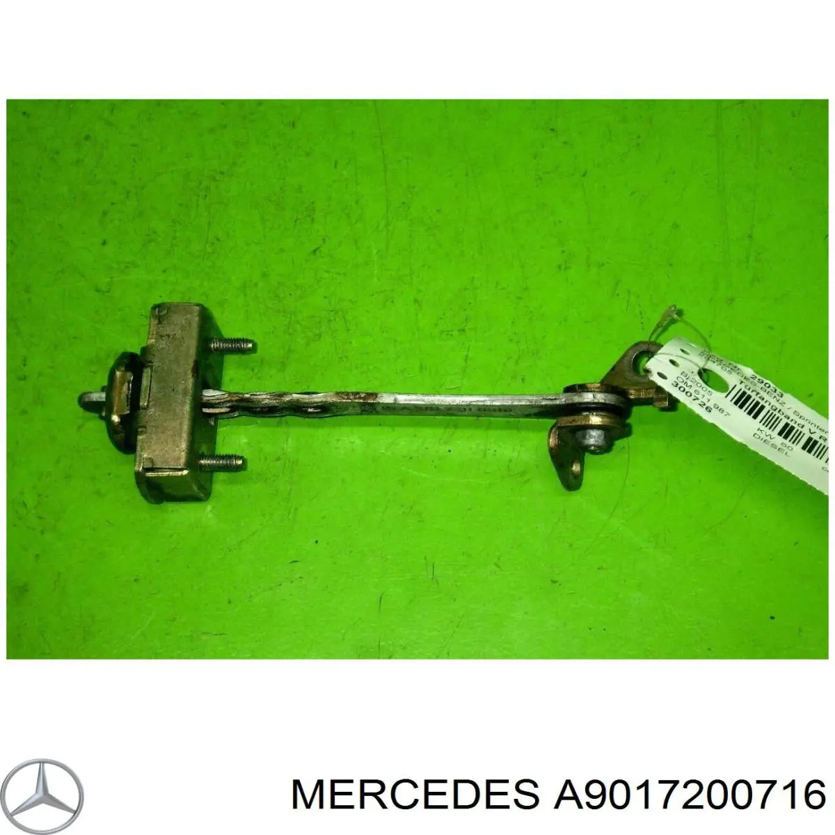 A9017200716 Mercedes Limitador dianteiro esquerdo de abertura de porta