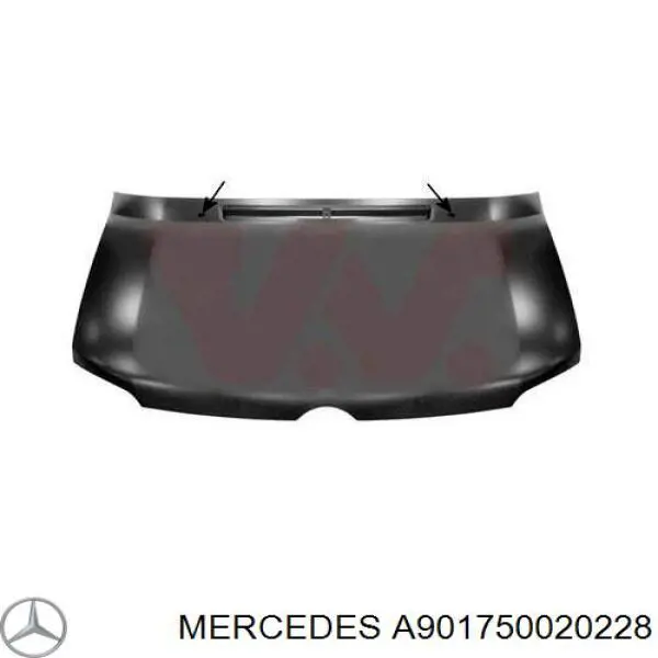 Capota Mercedes A901750020228 preço, a partir de 376,36 USD