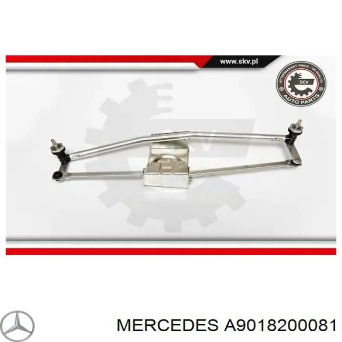 Trapézio de limpador pára-brisas Mercedes A9018200081 preço, a partir de 62,07 USD