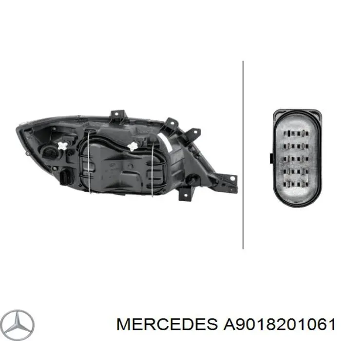 A9018201061 Mercedes Luz esquerda