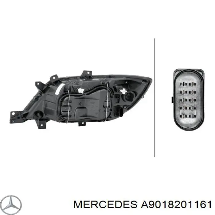 A9018201161 Mercedes Luz direita
