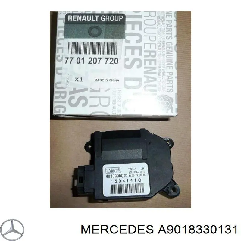 A9018330131 Mercedes Cabo de controlo de calorífero (de fogão)