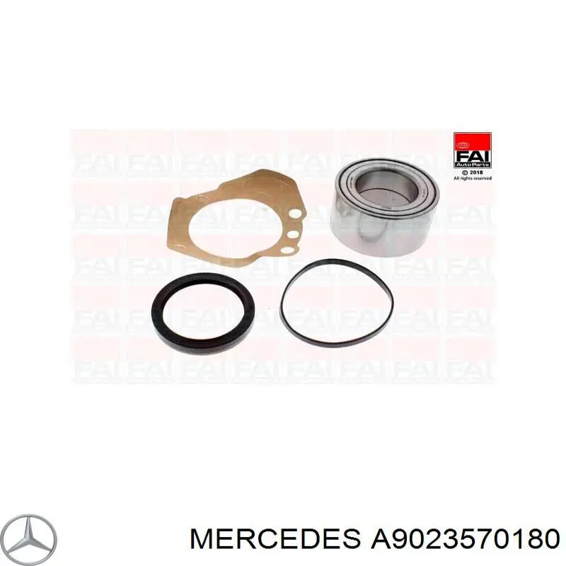 Compre A9023570180 Mercedes Junta da tampa do rolamento do eixo traseiro