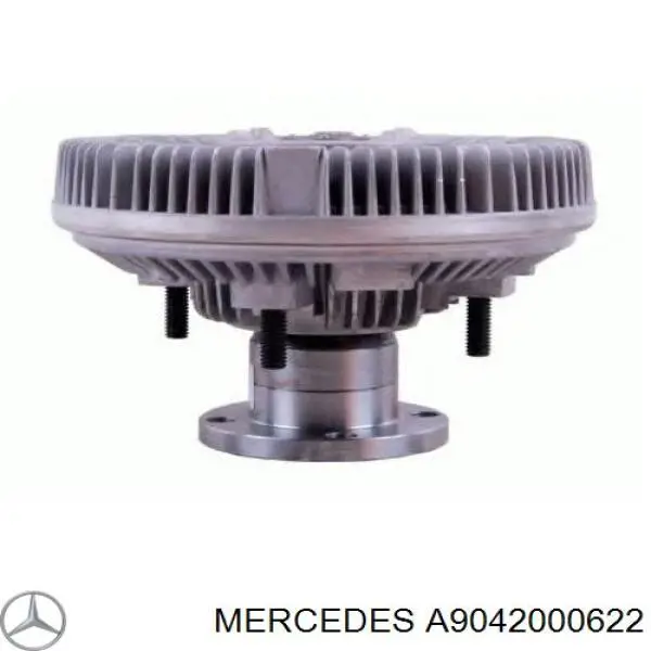 Acoplamento viscoso de ventilador de esfriamento A9042000622 Mercedes