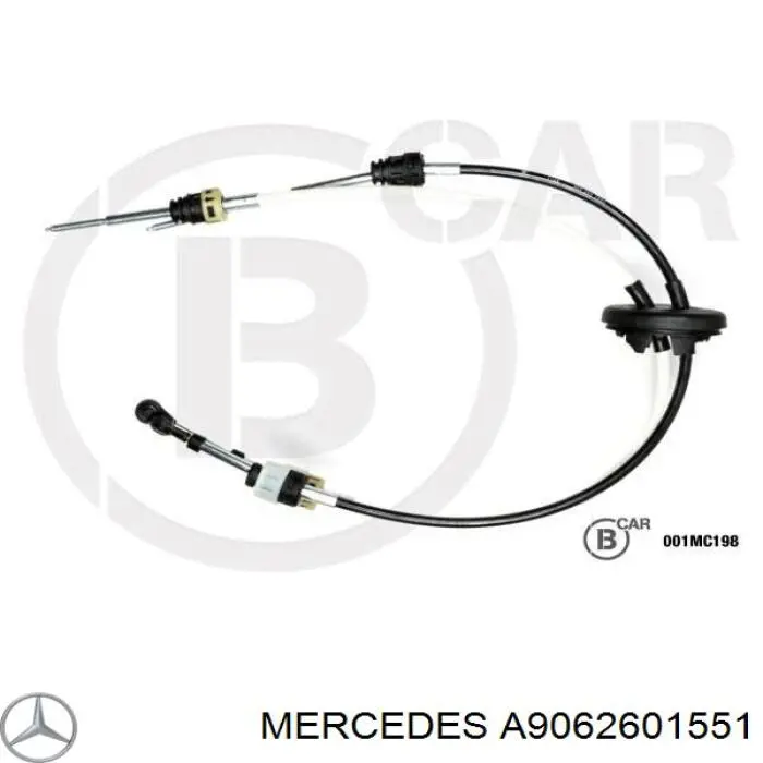 Cabo de mudança duplo Mercedes A9062601551 preço, a partir de 68,55 USD
