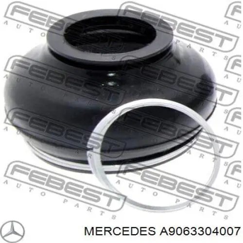 A9063304007 Mercedes Braço oscilante inferior esquerdo de suspensão dianteira