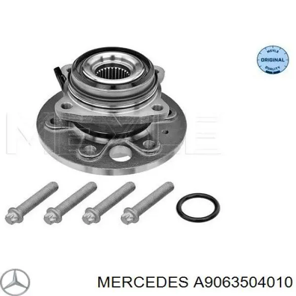A9063504010 Mercedes Semieixo traseiro direito