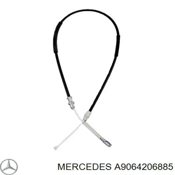 A9064206885 Mercedes Cabo traseiro direito/esquerdo do freio de estacionamento