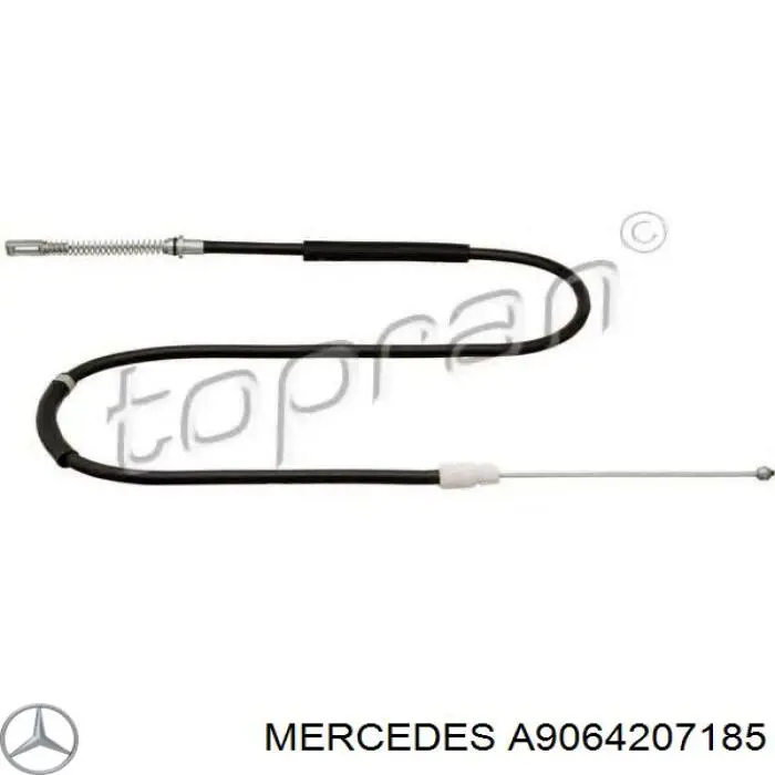 Cabo traseiro direito/esquerdo do freio de estacionamento Mercedes A9064207185 preço, a partir de 11,37 USD