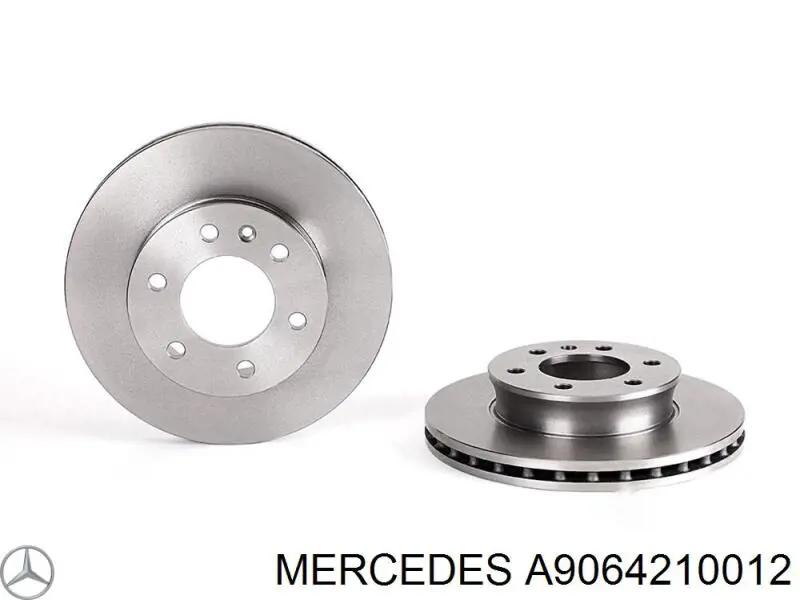 Compre A9064210012 Mercedes Disco do freio dianteiro