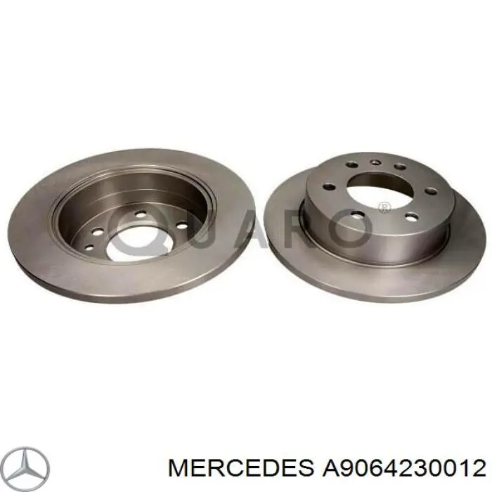 Disco do freio traseiro Mercedes A9064230012 preço, a partir de 54,94 USD
