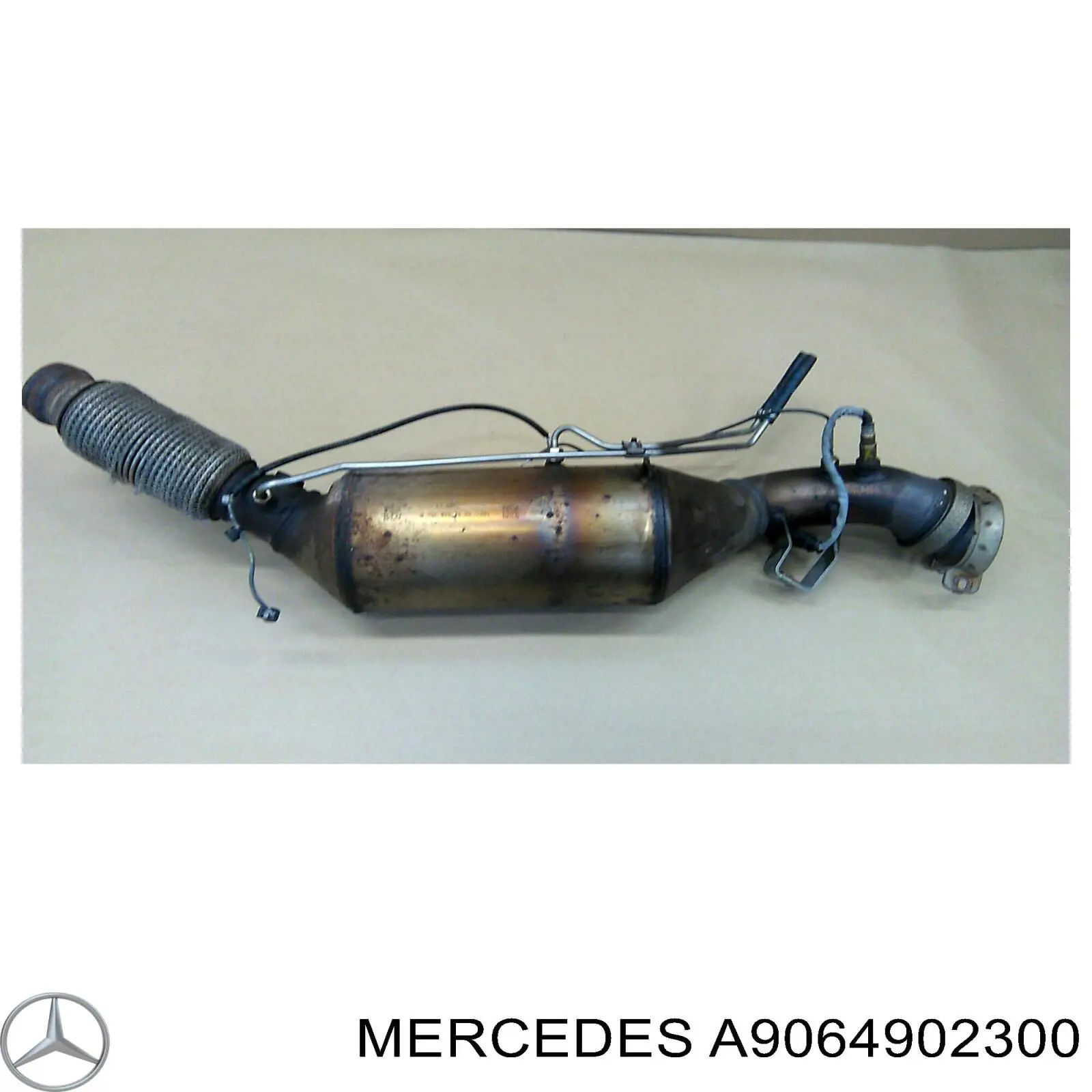 A9064902300 Mercedes Filtro de partículas do sistema dos gases de escape
