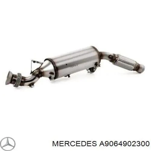 Filtro de partículas do sistema dos gases de escape A9064902300 Mercedes