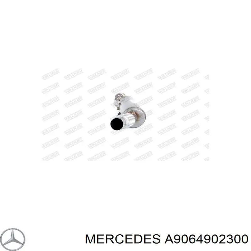 Filtro de partículas do sistema dos gases de escape Mercedes A9064902300 preço, a partir de 888,85 USD