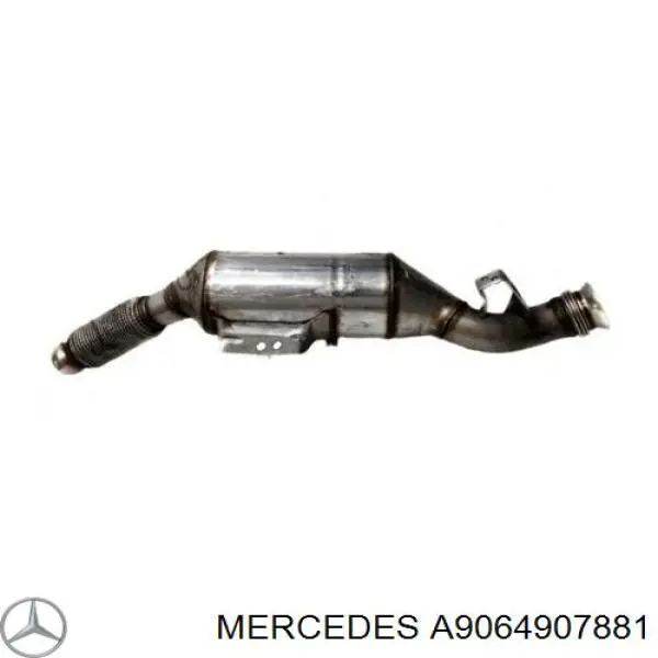 A9064907881 Mercedes Filtro de partículas do sistema dos gases de escape