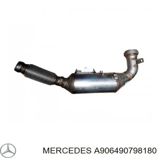Filtro de partículas do sistema dos gases de escape Mercedes A906490798164 preço, a partir de 1053,07 USD