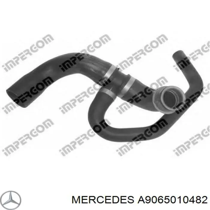 A9065010482 Mercedes Mangueira (cano derivado) inferior do radiador de esfriamento