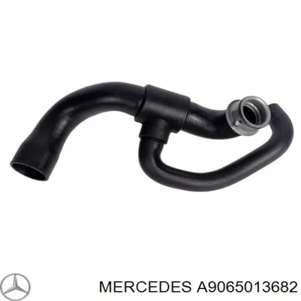 A9065013682 Mercedes Mangueira (cano derivado) inferior do radiador de esfriamento